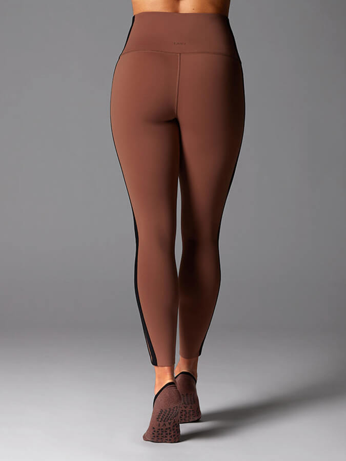 High Waisted 7/8 Stripe Leggings